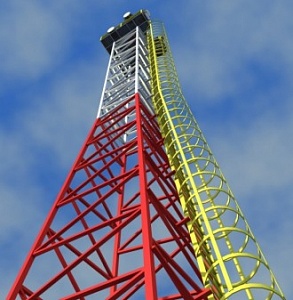 Searchlight towers